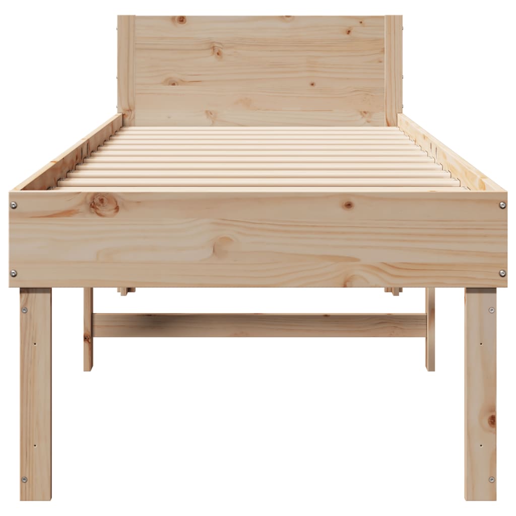 Bedframe zonder matras massief grenenhout 80x200 cm is nu te koop bij PeponiXL, paradijselijk wonen!