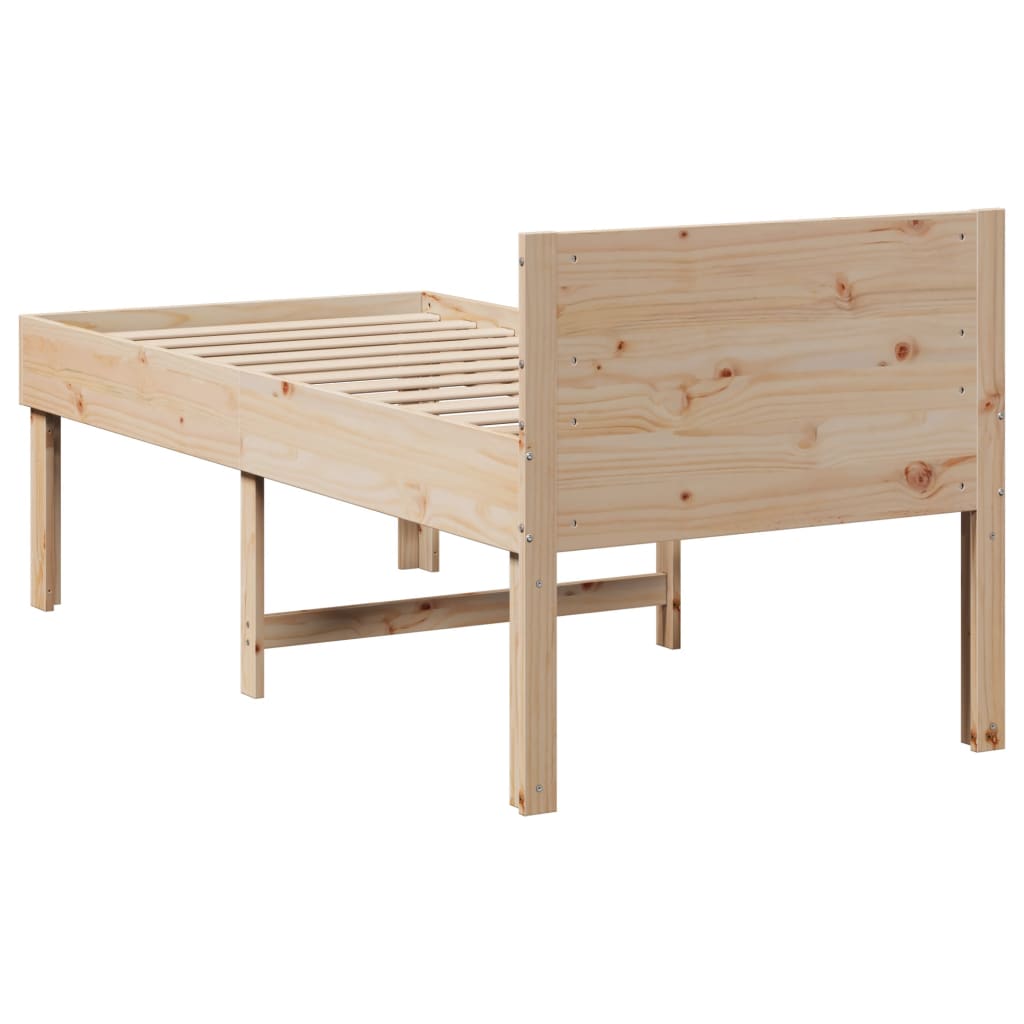 Bedframe zonder matras massief grenenhout 80x200 cm is nu te koop bij PeponiXL, paradijselijk wonen!