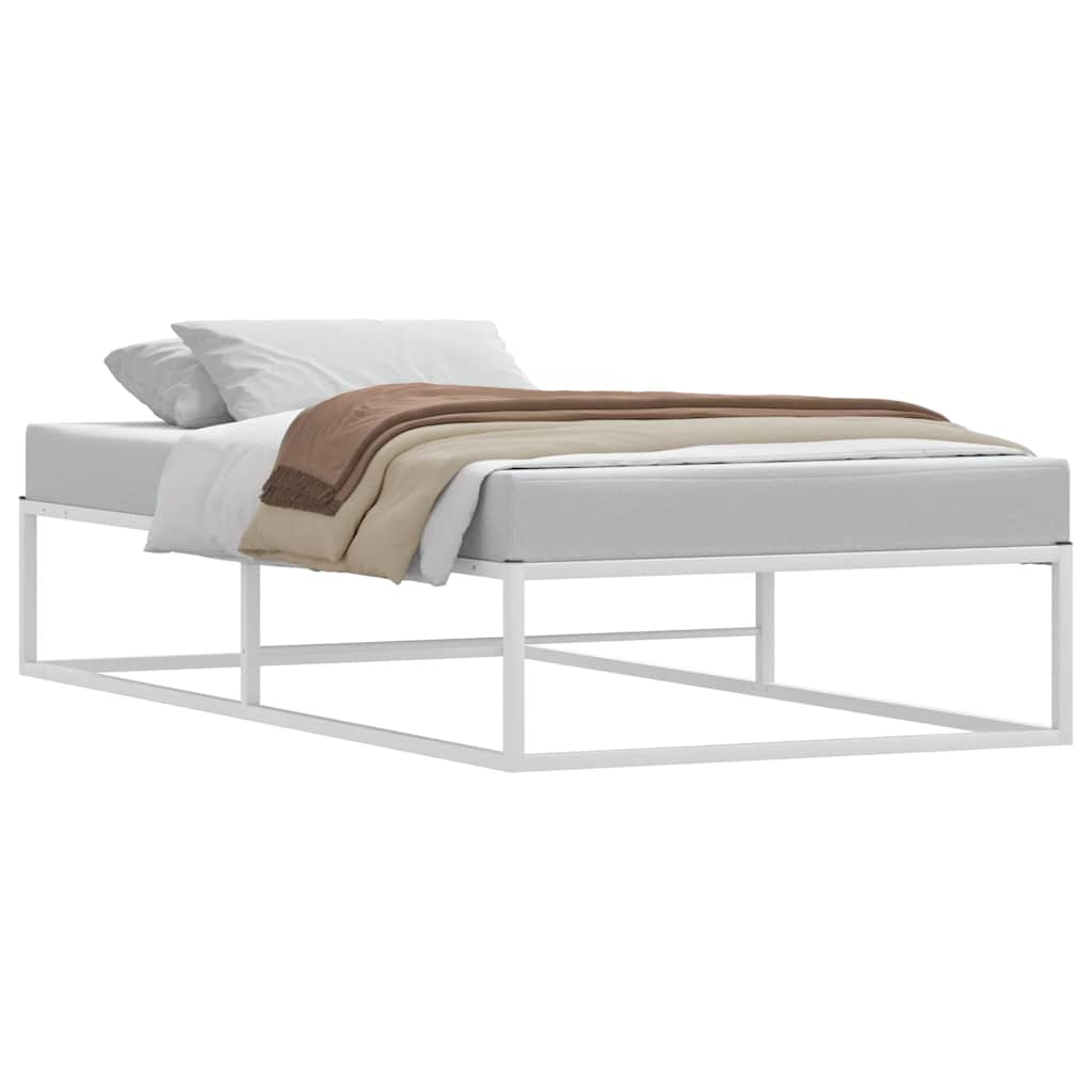Bedframe zonder matras 100x200 cm wit is nu te koop bij PeponiXL, paradijselijk wonen!