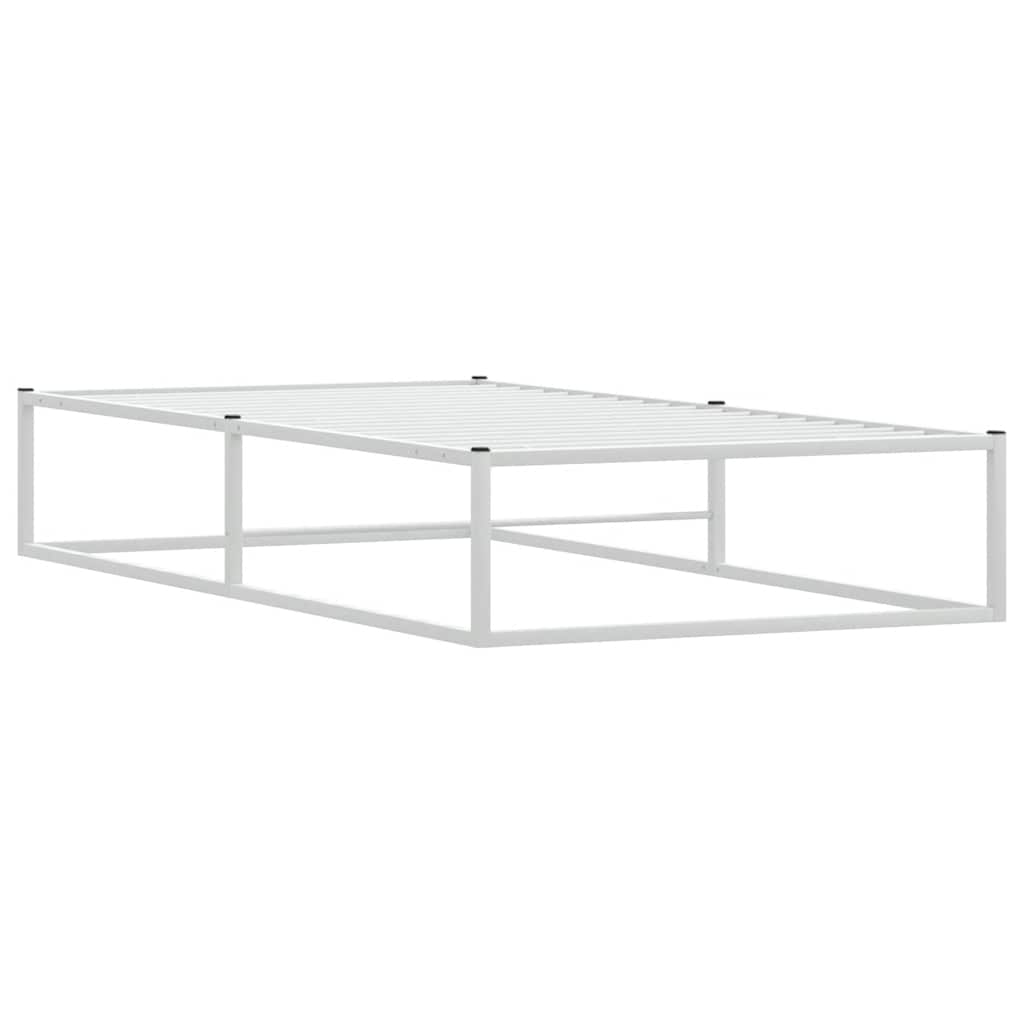 Bedframe zonder matras 100x200 cm wit is nu te koop bij PeponiXL, paradijselijk wonen!