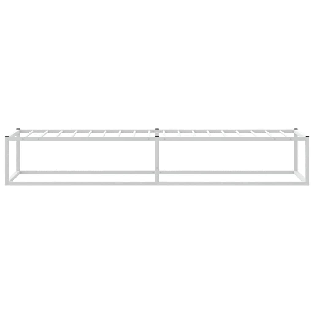 Bedframe zonder matras 100x200 cm wit is nu te koop bij PeponiXL, paradijselijk wonen!