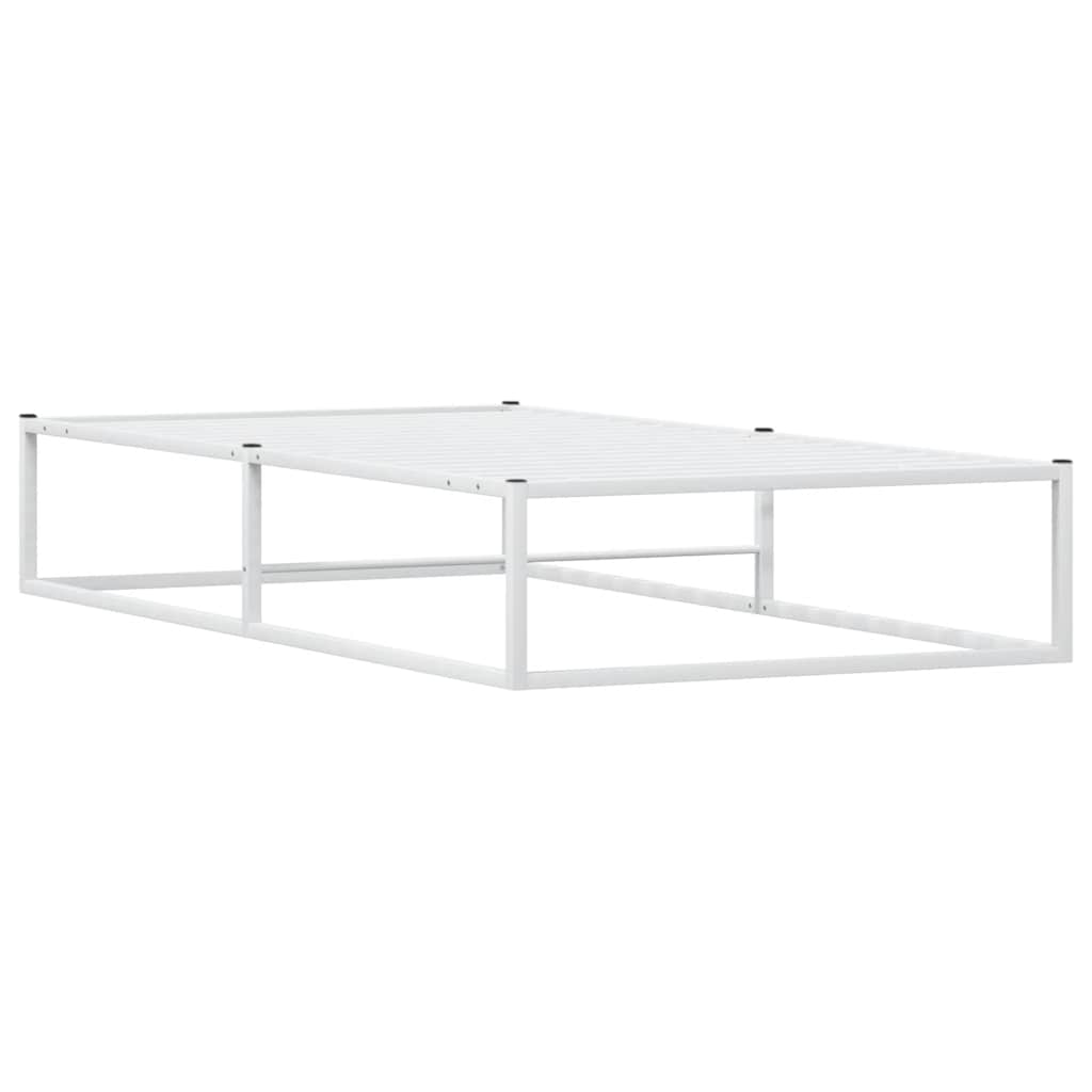 Bedframe zonder matras 100x200 cm wit is nu te koop bij PeponiXL, paradijselijk wonen!