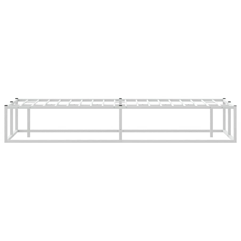 Bedframe zonder matras 120x200 cm wit is nu te koop bij PeponiXL, paradijselijk wonen!