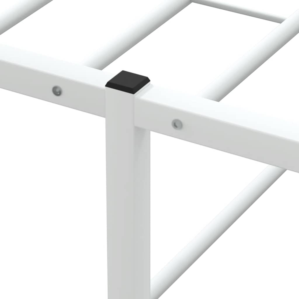 Bedframe zonder matras 120x200 cm wit is nu te koop bij PeponiXL, paradijselijk wonen!