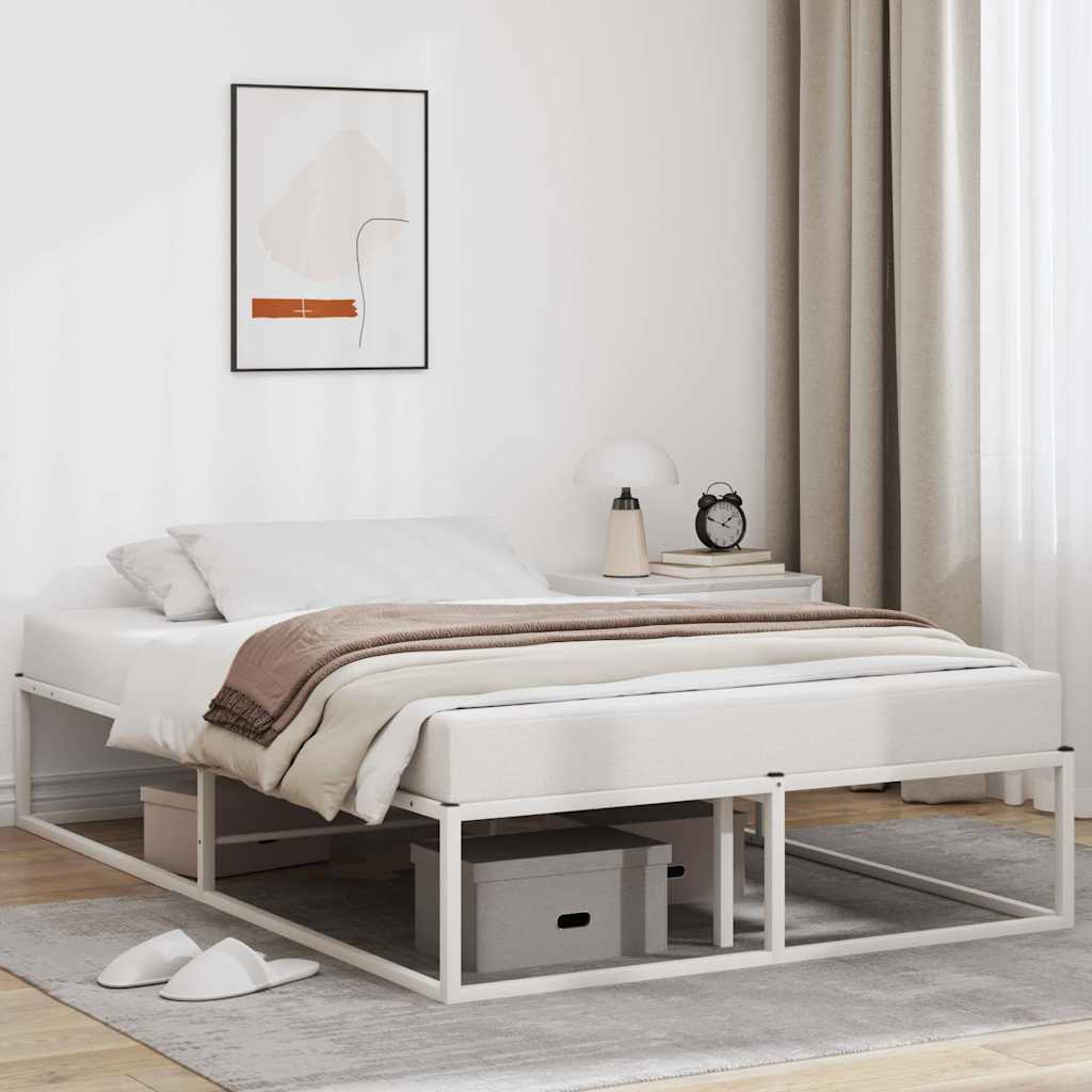 Bedframe zonder matras 120x200 cm wit is nu te koop bij PeponiXL, paradijselijk wonen!