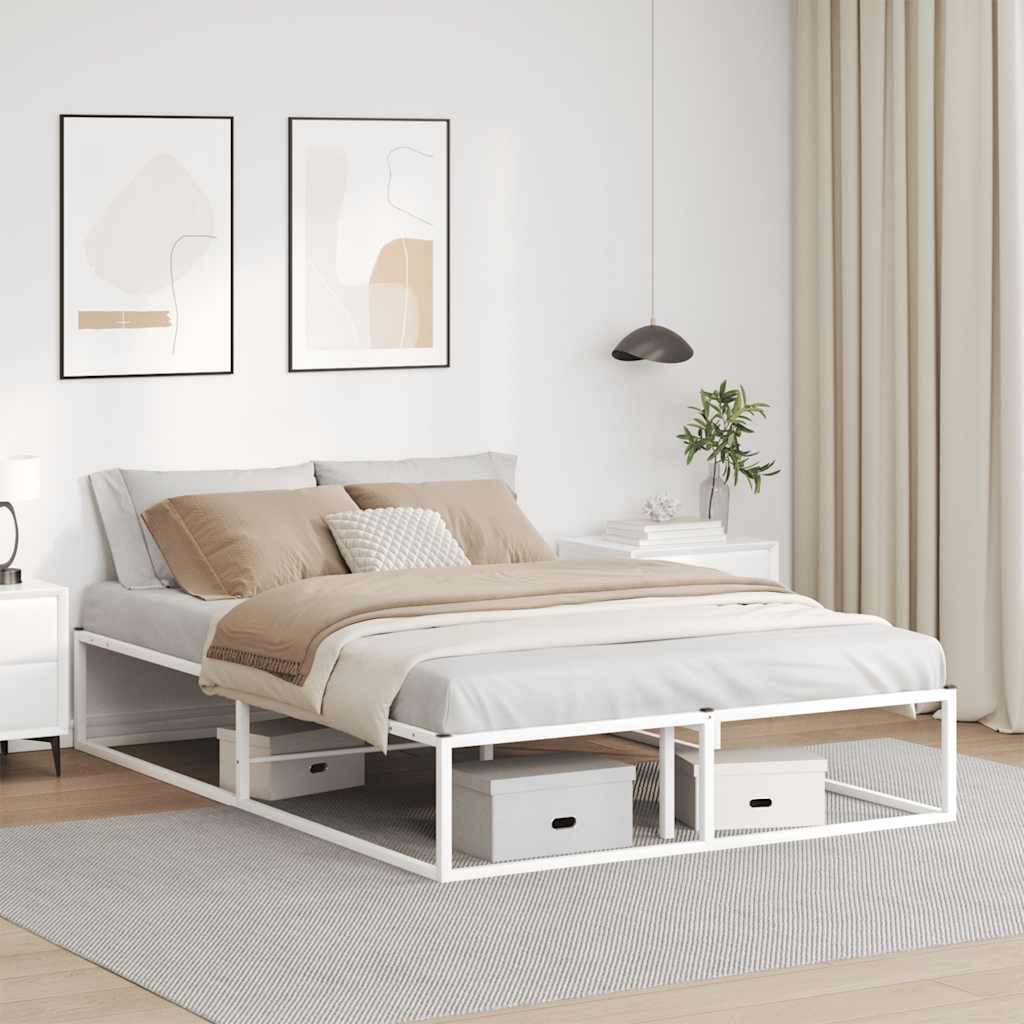 Bedframe zonder matras 140x200 cm wit is nu te koop bij PeponiXL, paradijselijk wonen!