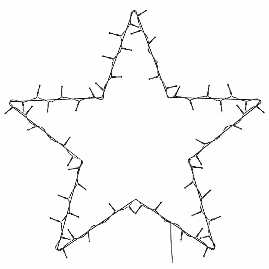 Kerstverlichting ster silhouet 80 LEDs warm wit is nu te koop bij PeponiXL, paradijselijk wonen!