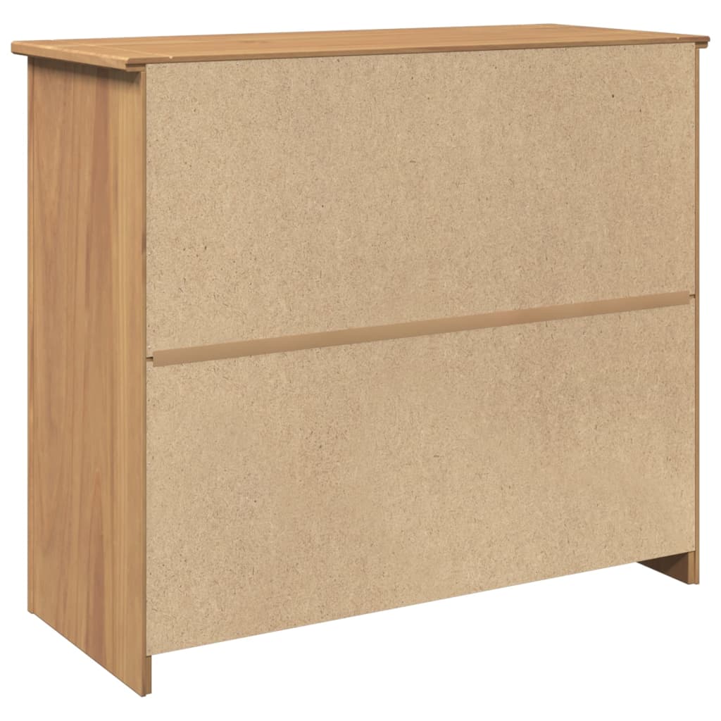 Dressoir met lades PANAMA 93x40x80 cm massief grenenhout is nu te koop bij PeponiXL, paradijselijk wonen!