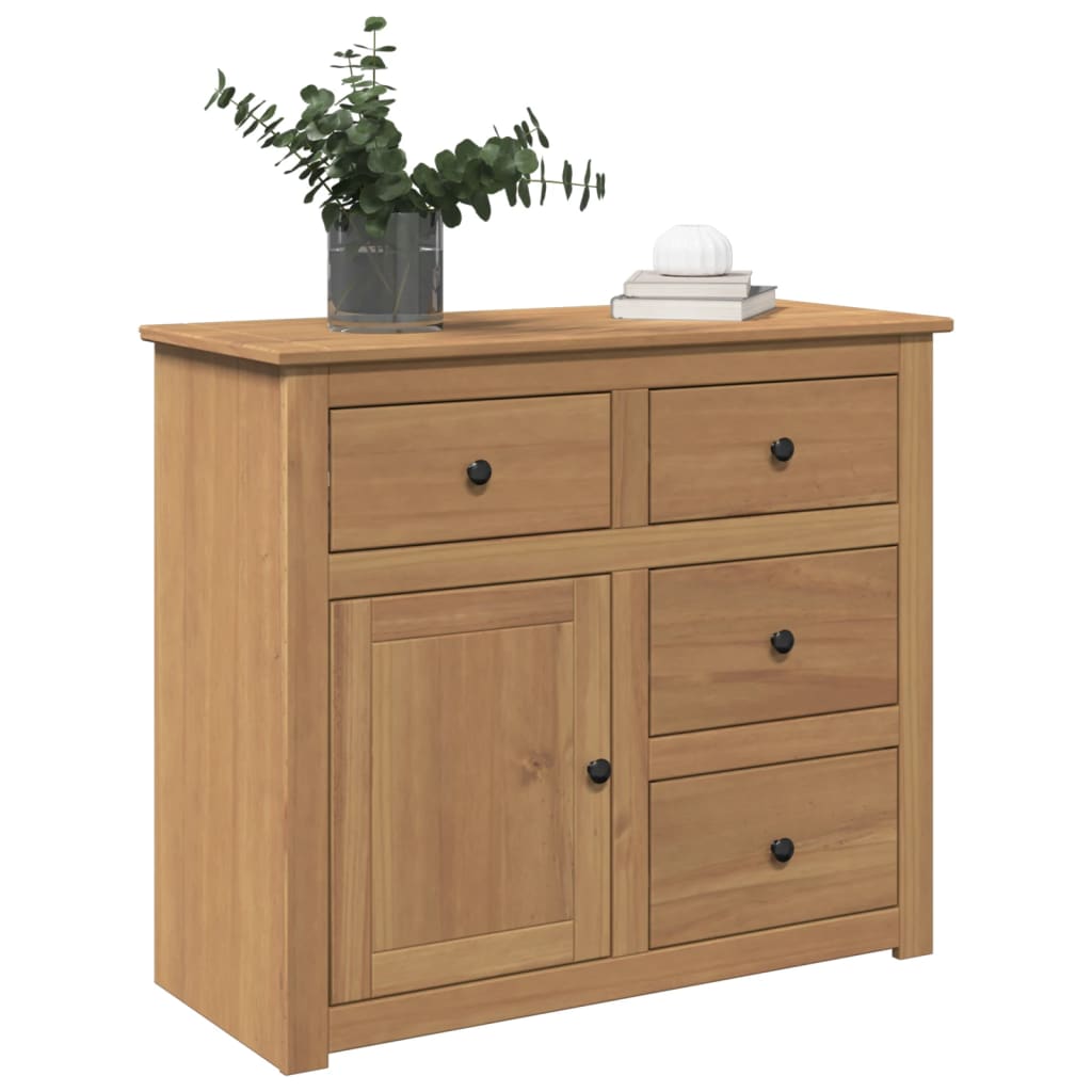 Dressoir met lades PANAMA 93x40x80 cm massief grenenhout is nu te koop bij PeponiXL, paradijselijk wonen!