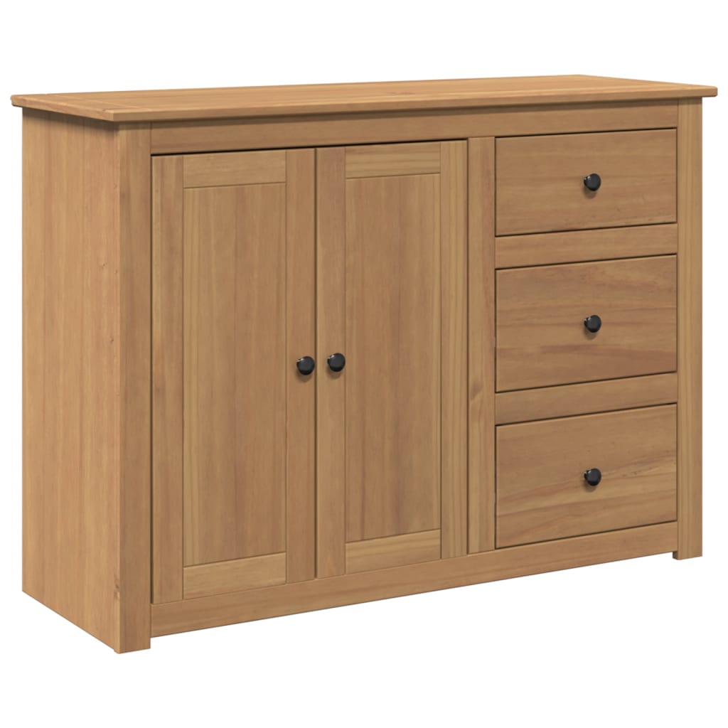 Dressoir met lades PANAMA 112x40x80 cm massief grenenhout is nu te koop bij PeponiXL, paradijselijk wonen!