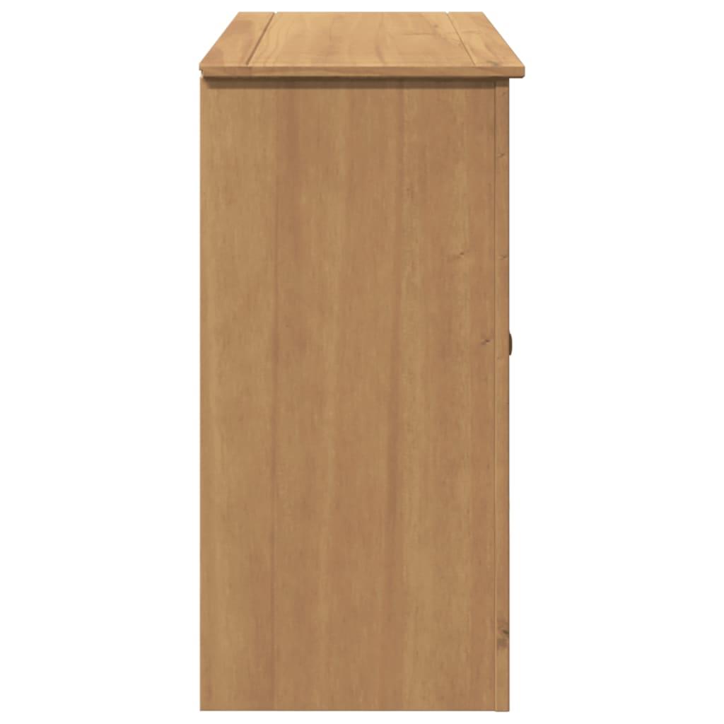 Dressoir met lades PANAMA 112x40x80 cm massief grenenhout is nu te koop bij PeponiXL, paradijselijk wonen!