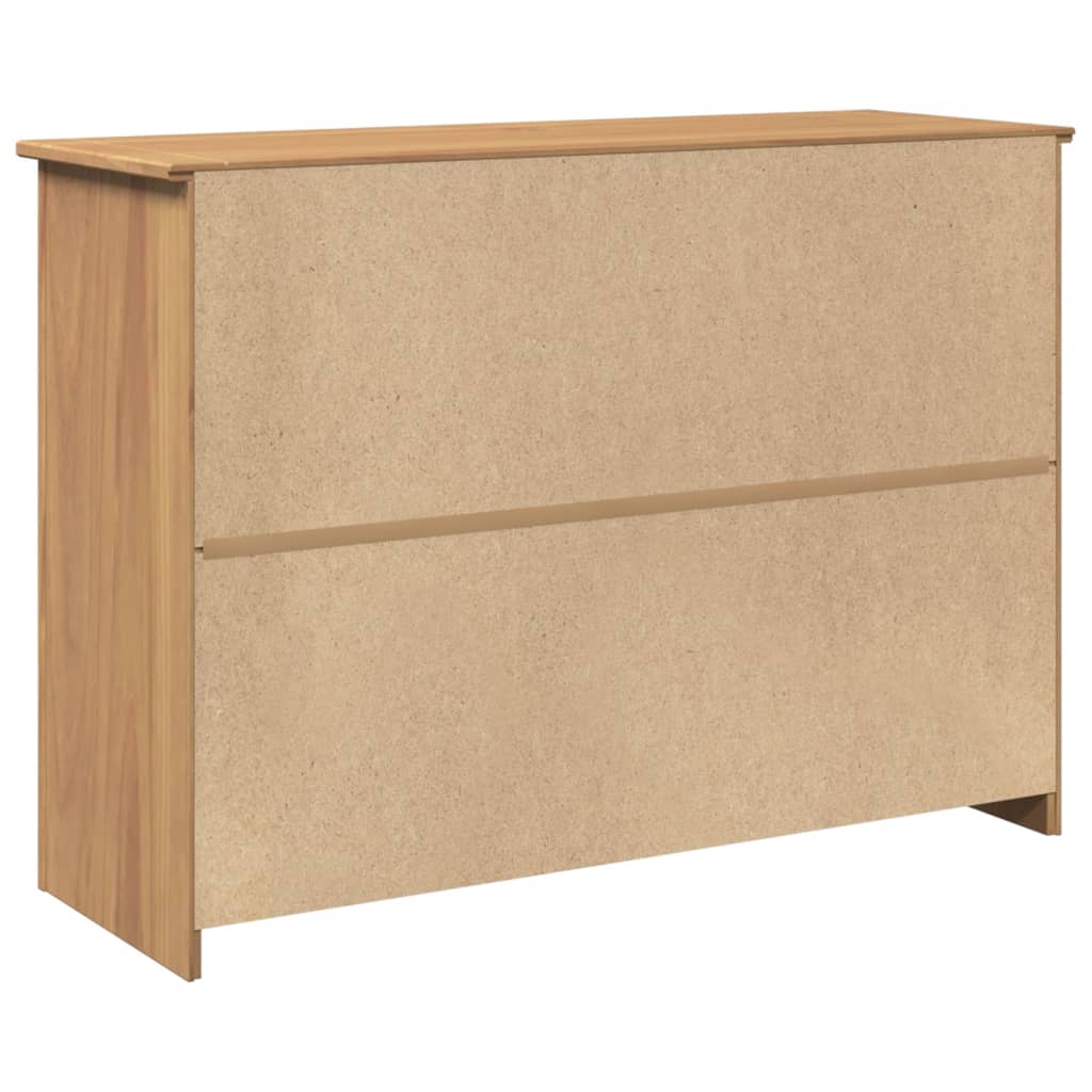 Dressoir met lades PANAMA 112x40x80 cm massief grenenhout is nu te koop bij PeponiXL, paradijselijk wonen!