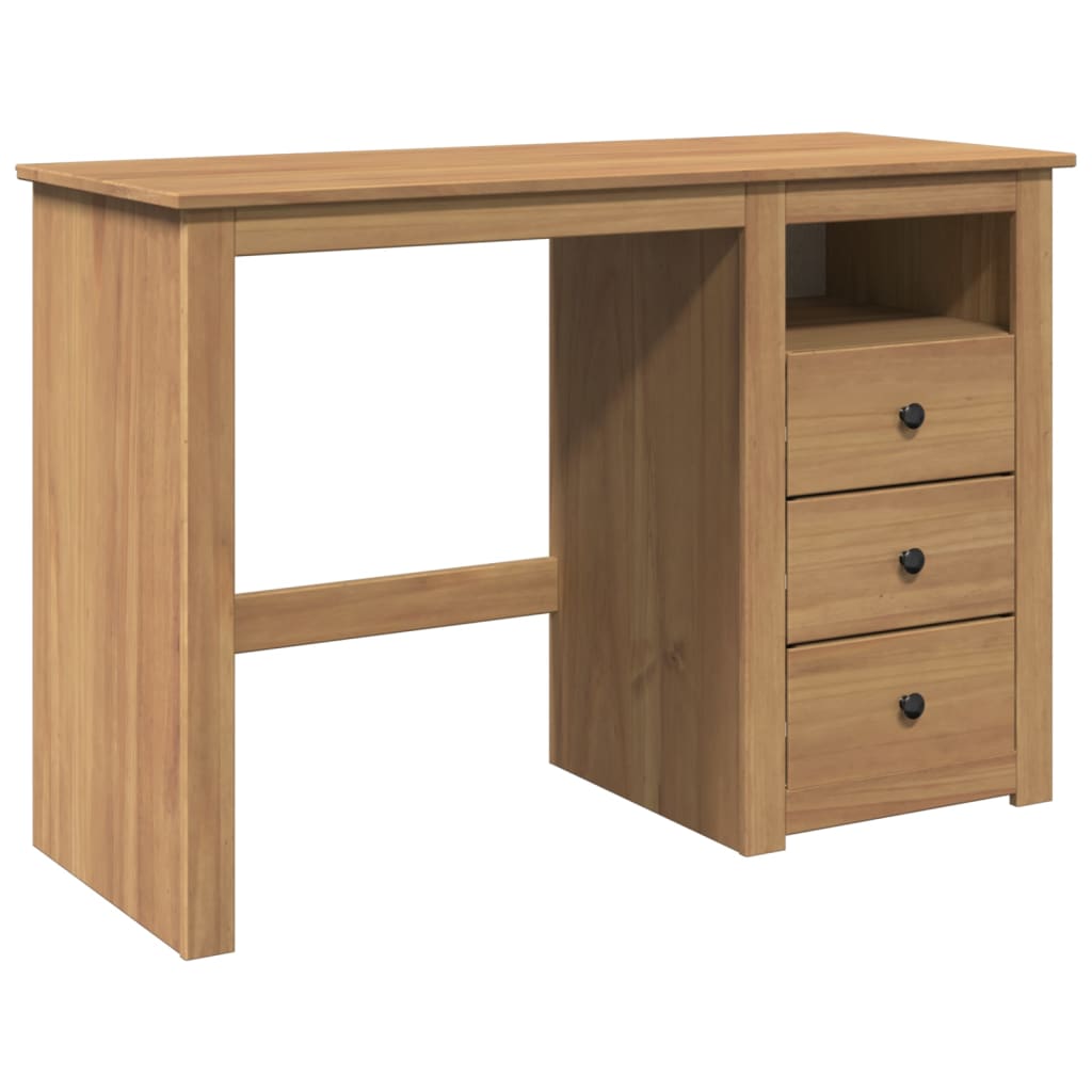 Bureau PANAMA 112x45x75 cm massief grenenhout is nu te koop bij PeponiXL, paradijselijk wonen!