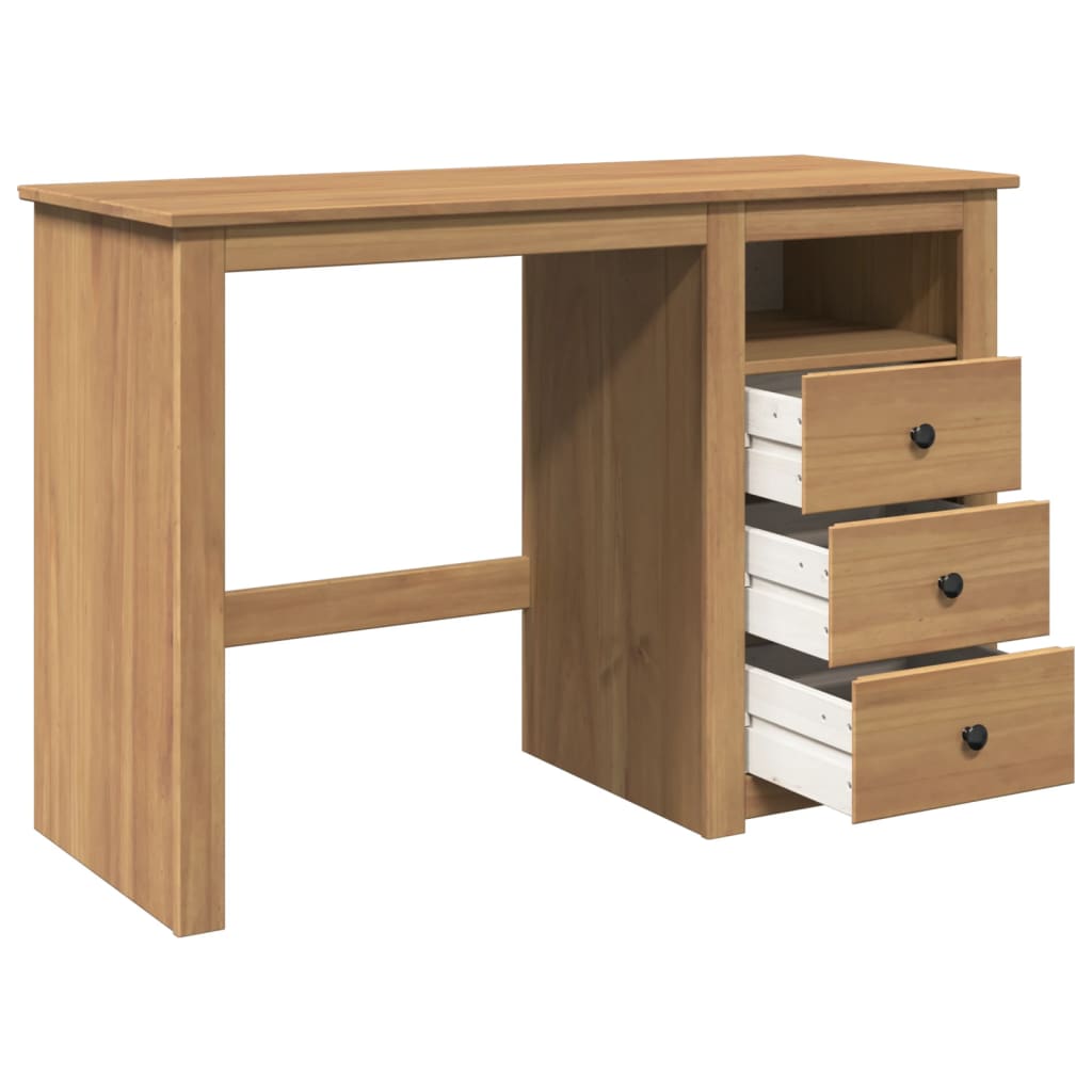 Bureau PANAMA 112x45x75 cm massief grenenhout is nu te koop bij PeponiXL, paradijselijk wonen!