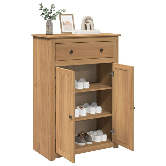 Schoenenkast PANAMA 80x40x114 cm massief grenenhout is nu te koop bij PeponiXL, paradijselijk wonen!