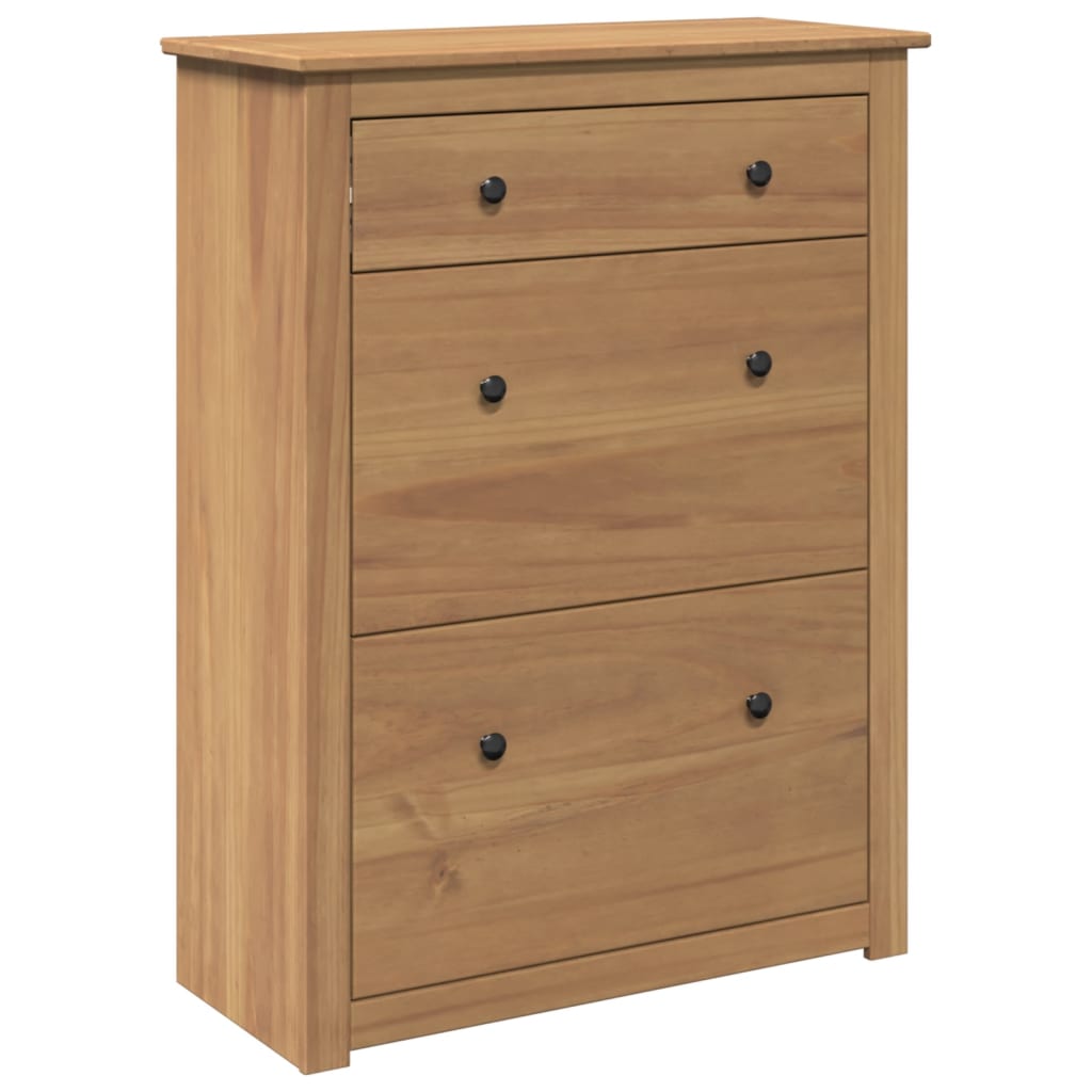Schoenenkast PANAMA 80x35x105 cm massief grenenhout is nu te koop bij PeponiXL, paradijselijk wonen!
