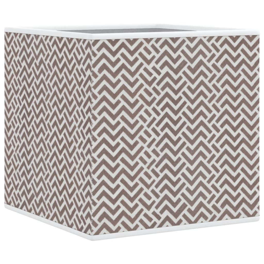 Opbergboxen 4 st inklapbaar 32x32x32 cm ongeweven stof bruin is nu te koop bij PeponiXL, paradijselijk wonen!