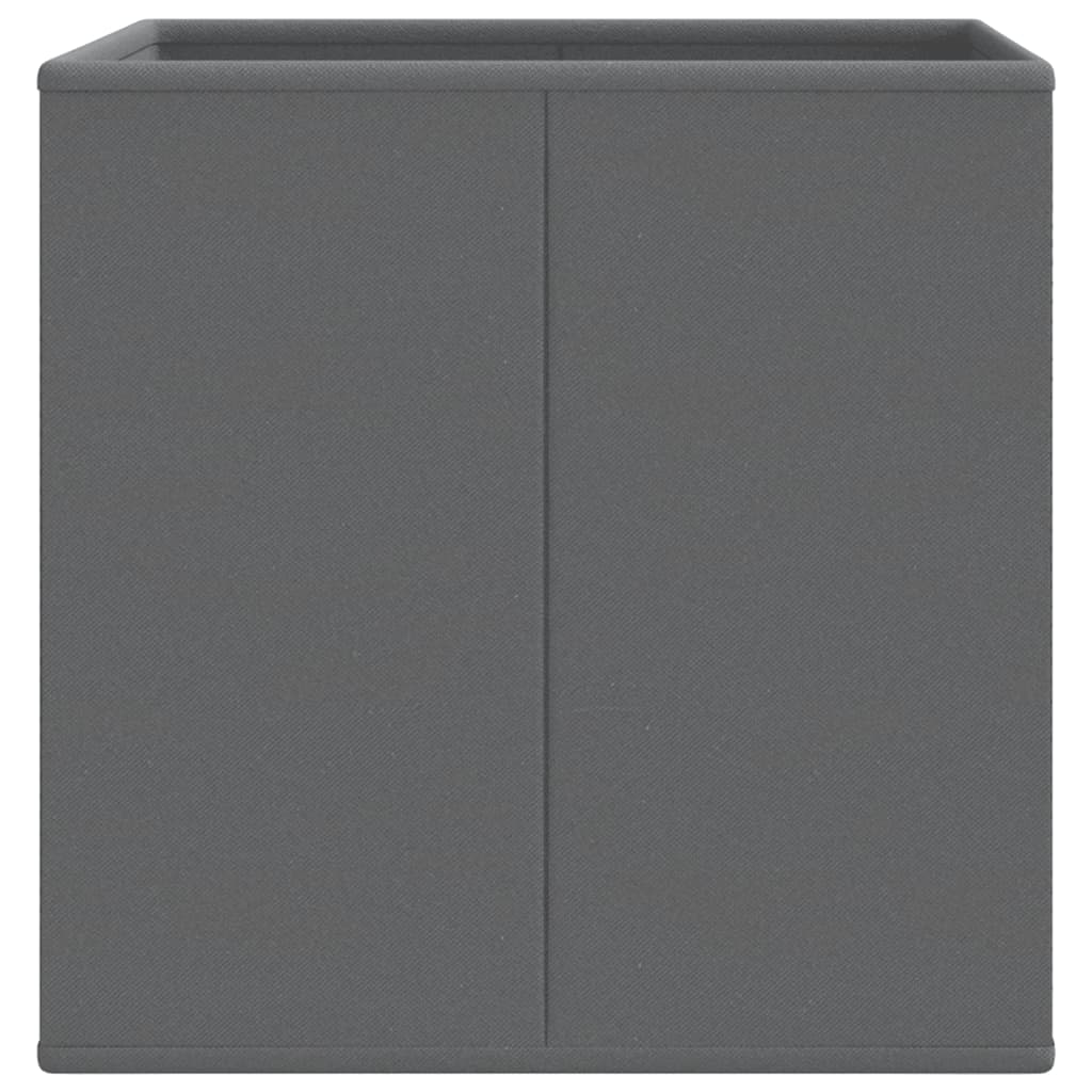 Opbergboxen 4 st inklapbaar 32x32x32 cm ongeweven stof grijs is nu te koop bij PeponiXL, paradijselijk wonen!