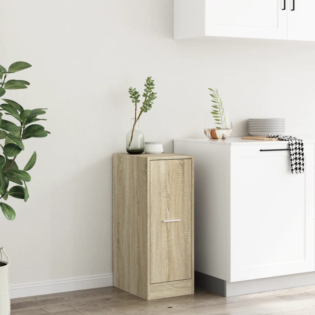Apothekerskast 30x41x77,5 cm bewerkt hout sonoma eikenkleurig is nu te koop bij PeponiXL, paradijselijk wonen!