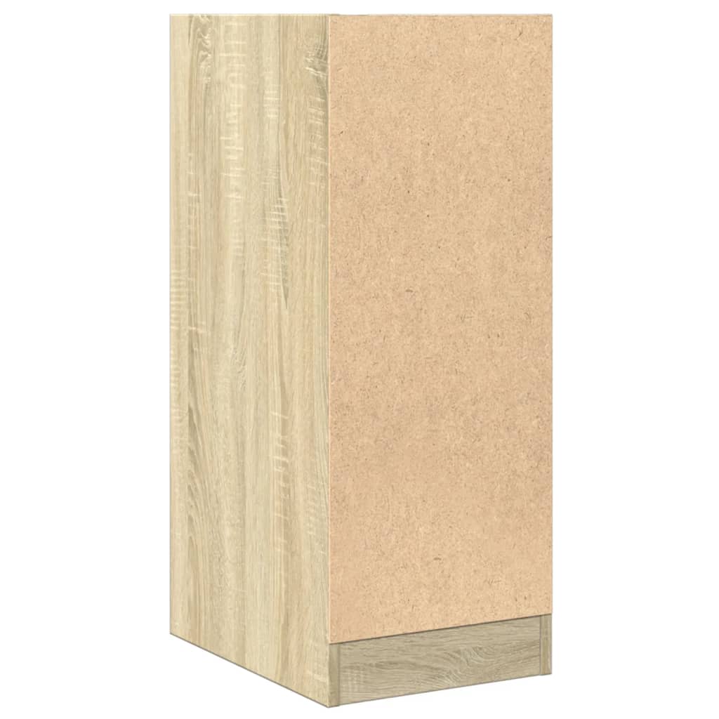 Apothekerskast 30x41x77,5 cm bewerkt hout sonoma eikenkleurig is nu te koop bij PeponiXL, paradijselijk wonen!