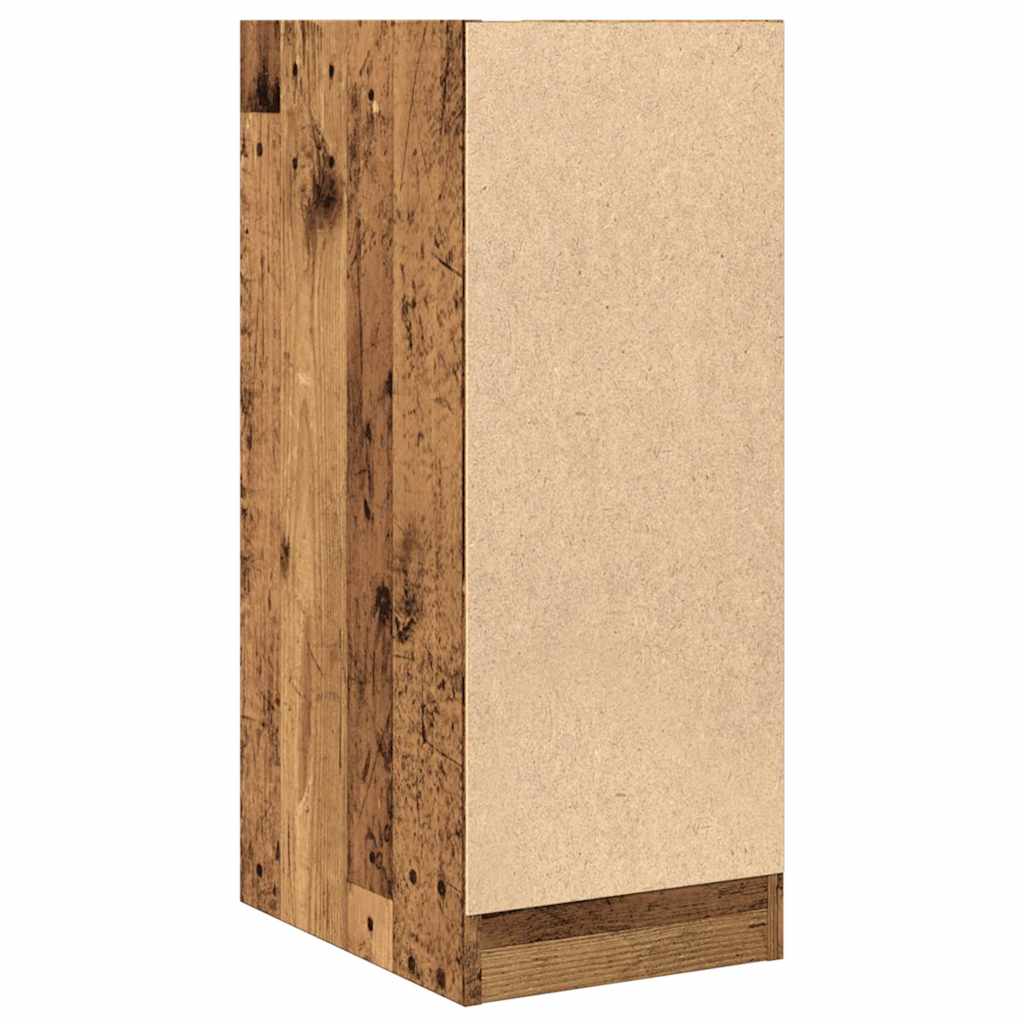 Apothekerskast 30x41x77,5 cm bewerkt hout oud houtkleurig is nu te koop bij PeponiXL, paradijselijk wonen!
