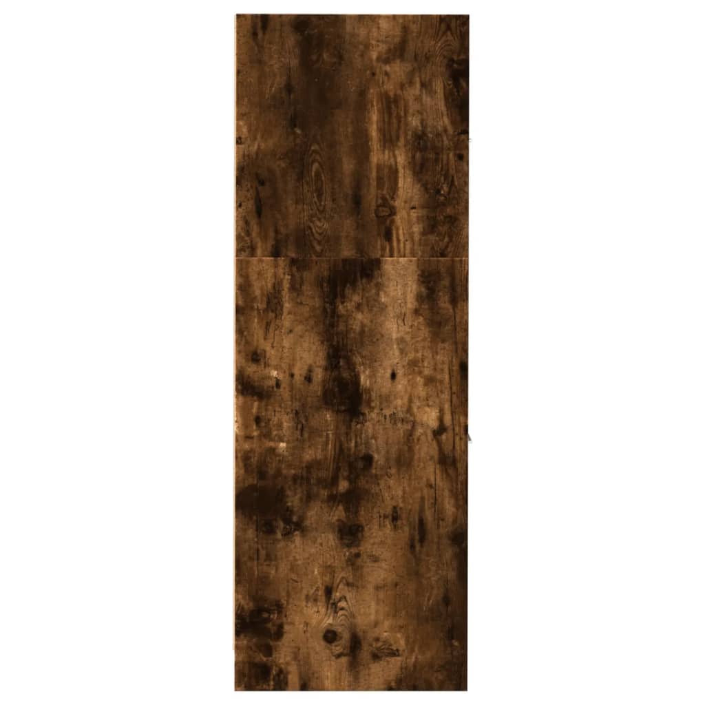 Apothekerskast 30x41x118 cm bewerkt hout gerookt eikenkleurig is nu te koop bij PeponiXL, paradijselijk wonen!
