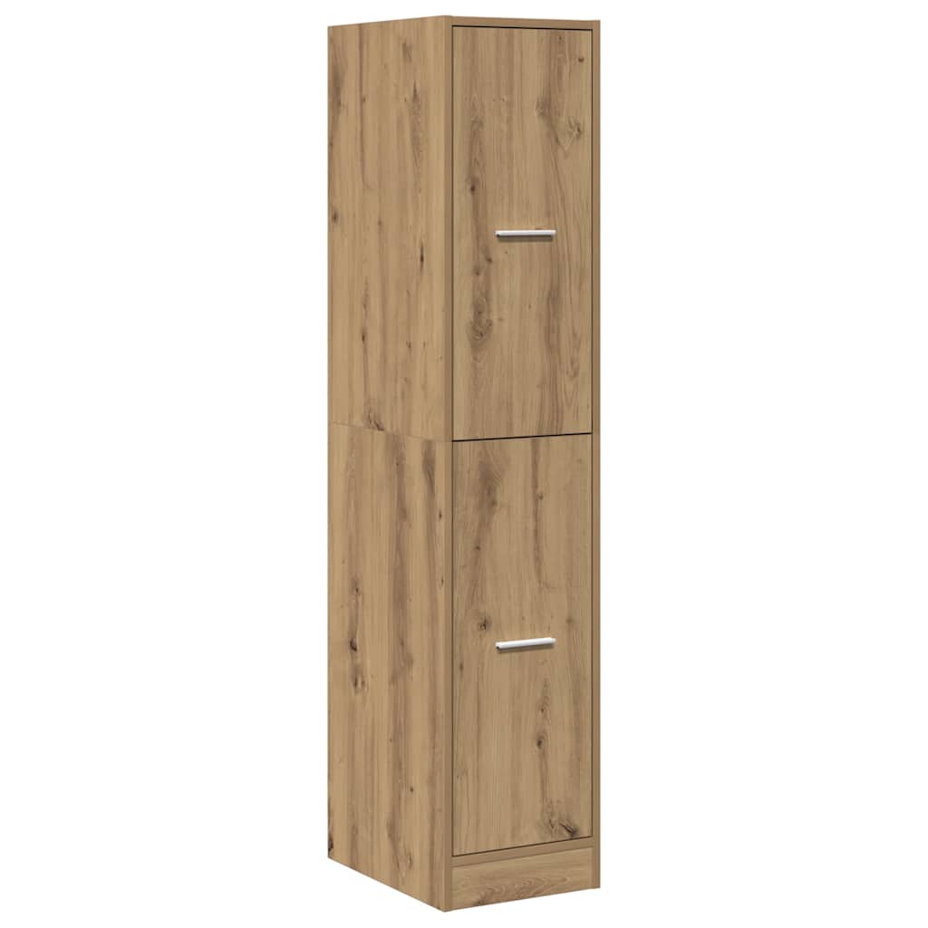 Apothekerskast Artisian Oak 30x41x144,5 cm bewerkt hout is nu te koop bij PeponiXL, paradijselijk wonen!