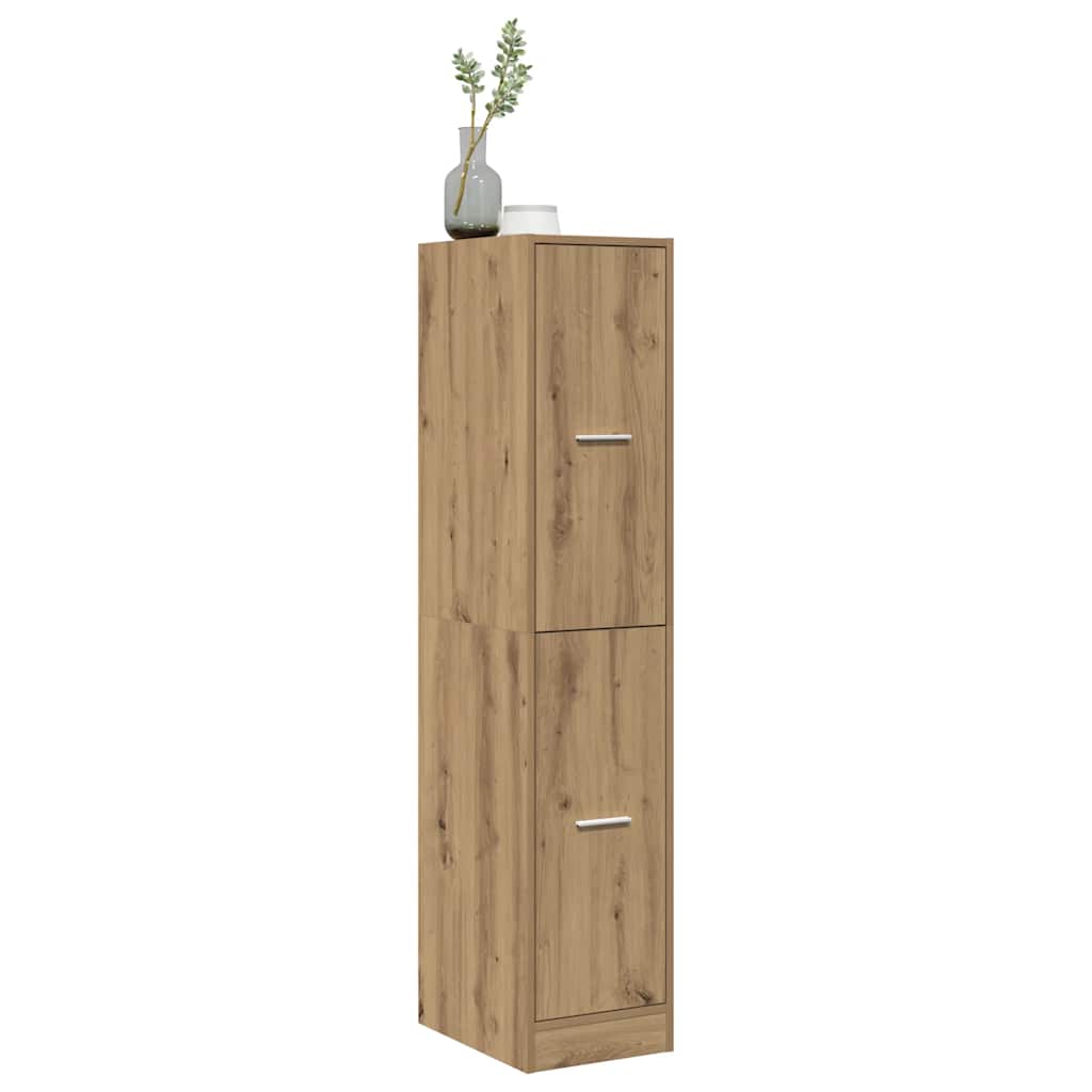 Apothekerskast Artisian Oak 30x41x144,5 cm bewerkt hout is nu te koop bij PeponiXL, paradijselijk wonen!