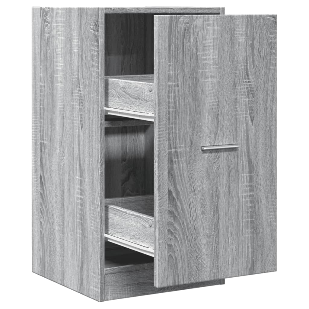 Apothekerskast 40x41x77,5 cm bewerkt hout grijs sonoma eiken is nu te koop bij PeponiXL, paradijselijk wonen!