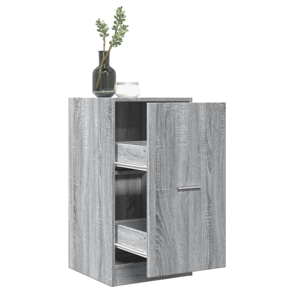 Apothekerskast 40x41x77,5 cm bewerkt hout grijs sonoma eiken is nu te koop bij PeponiXL, paradijselijk wonen!