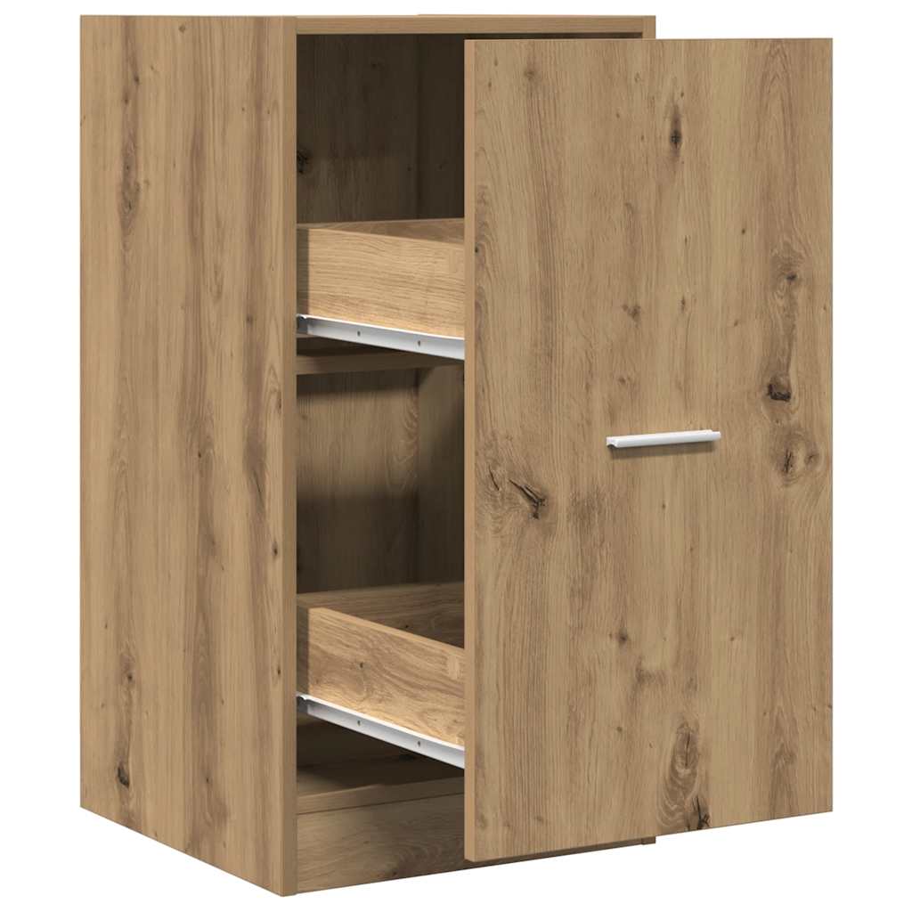 Apothekerskast 40x41x77,5 cm bewerkt hout artisanaal eikenkleur is nu te koop bij PeponiXL, paradijselijk wonen!