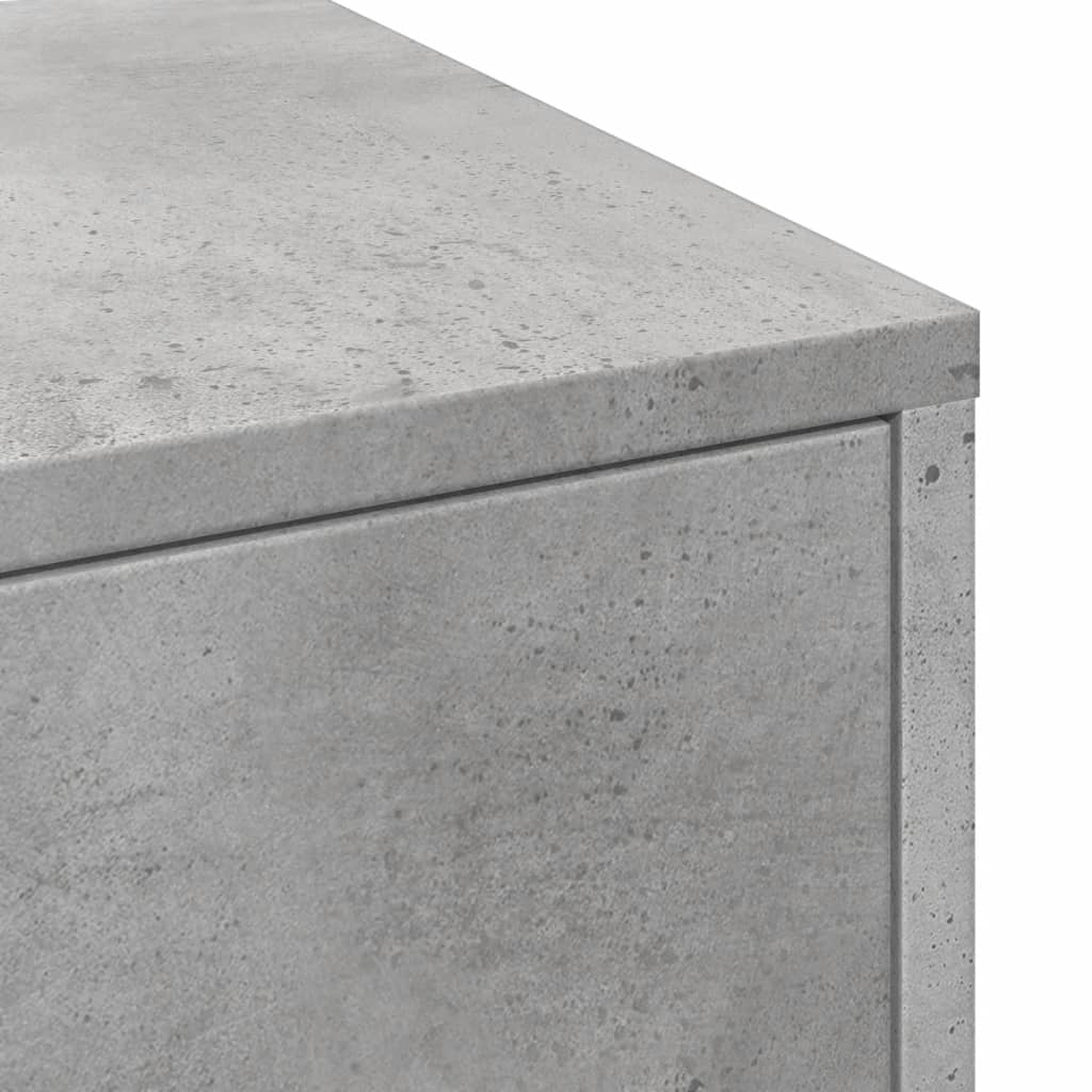 Badkamerkast smal met wielen bewerkt hout betongrijs is nu te koop bij PeponiXL, paradijselijk wonen!