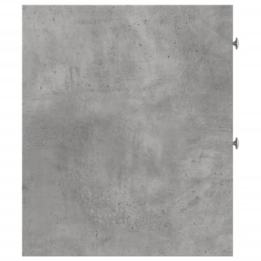 Badkamerkast smal met wielen bewerkt hout betongrijs is nu te koop bij PeponiXL, paradijselijk wonen!
