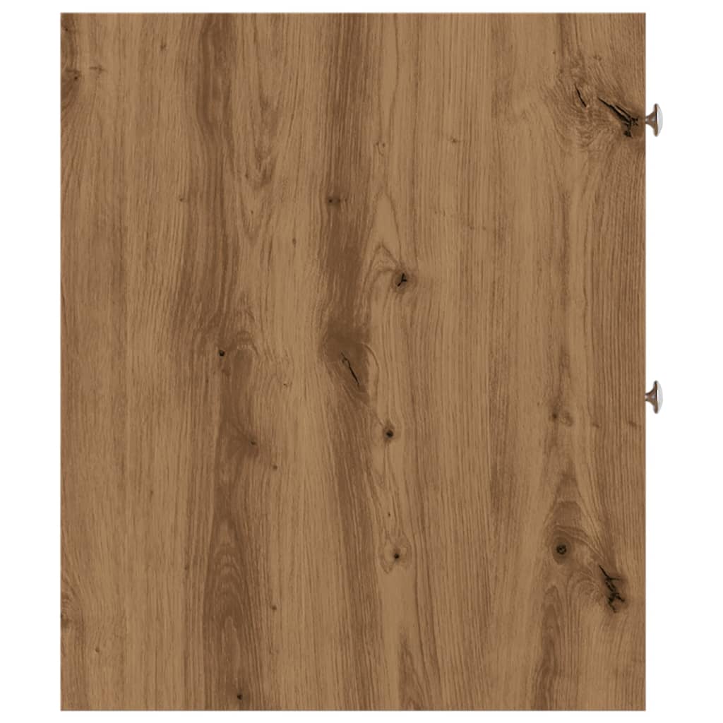 Badkamerkast smal met wielen bewerkt hout artisanaal eikenkleur is nu te koop bij PeponiXL, paradijselijk wonen!