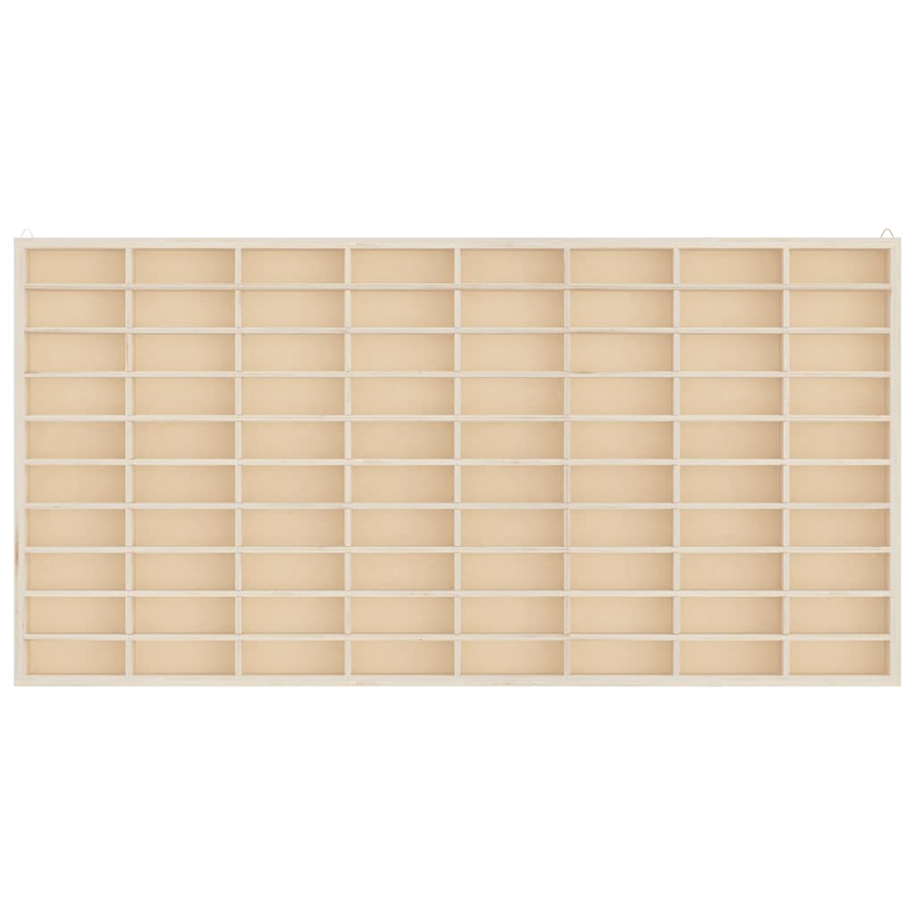 Houten Verzamelaarsvitrine met 80 Vakken 80x4,5x40,5cm is nu te koop bij PeponiXL, paradijselijk wonen!