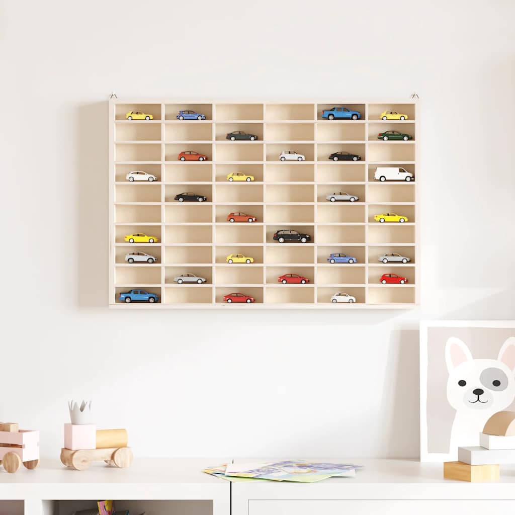 Houten Verzamelaarsvitrine met 60 Vakken 60x4,5x40,5cm is nu te koop bij PeponiXL, paradijselijk wonen!