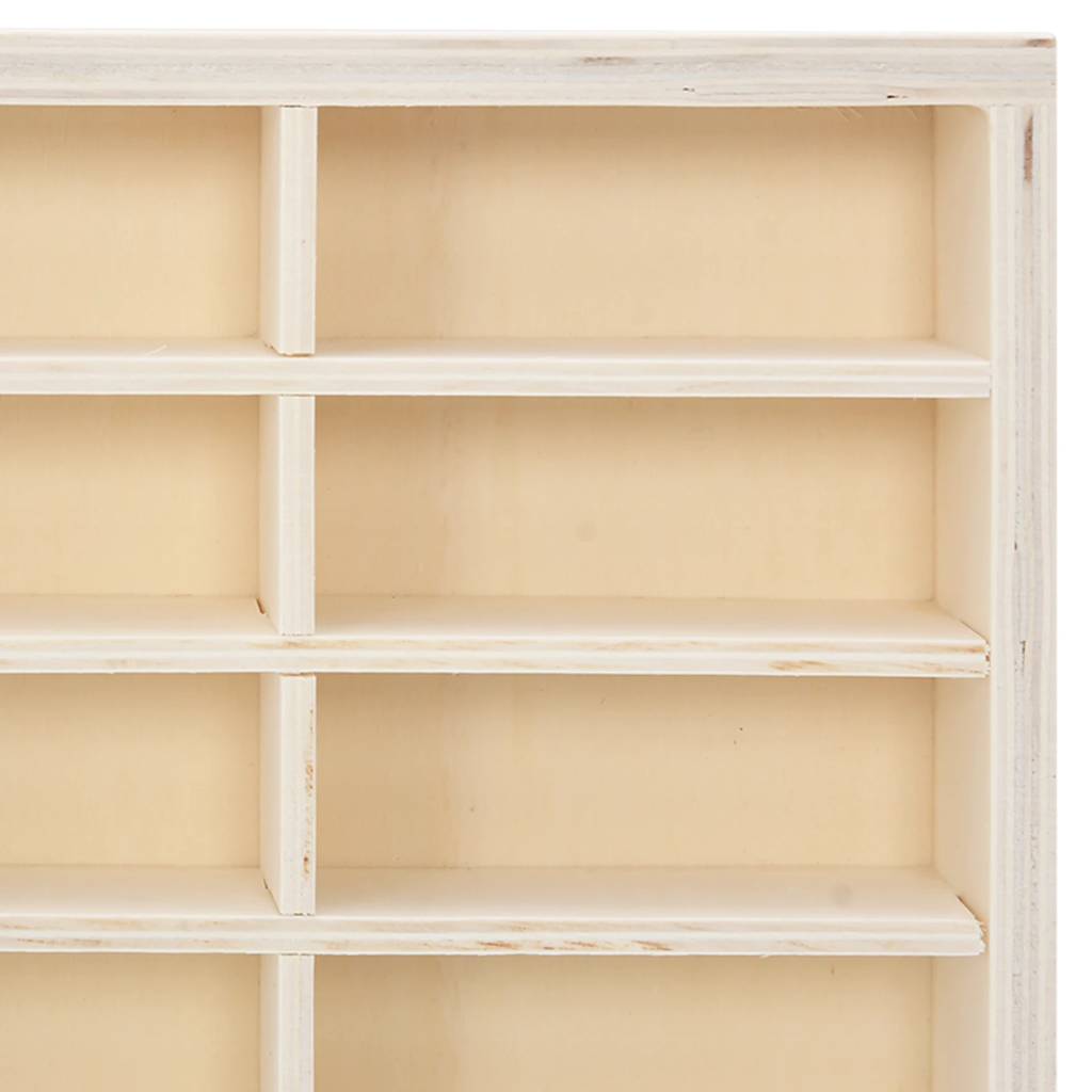 Houten Verzamelaarsvitrine met 60 Vakken 60x4,5x40,5cm is nu te koop bij PeponiXL, paradijselijk wonen!