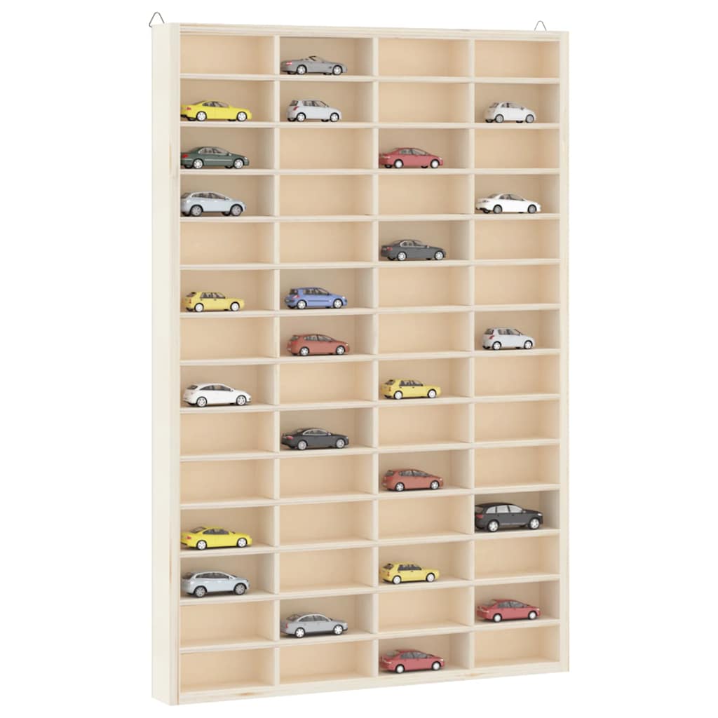VCM Wandvitrine verzamelvitrine glazen vitrine wand vitrine rek kast glas zonder LED-verlichting zwart Vitrosa Maxi
