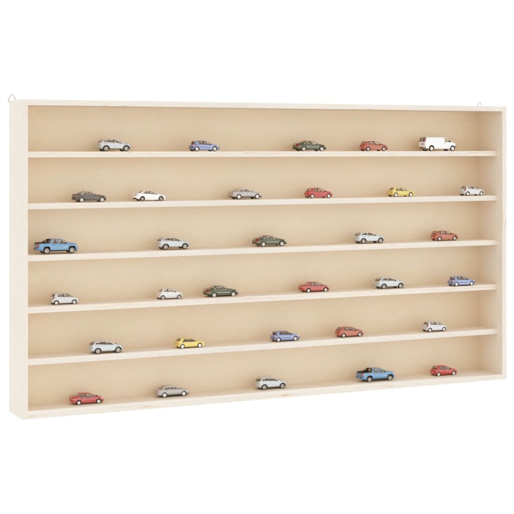 Houten verzamelvitrine met 6 planken 100x9x55 cm is nu te koop bij PeponiXL, paradijselijk wonen!