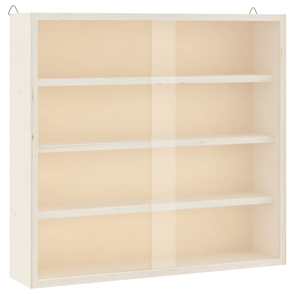 Houten verzamelvitrine met deuren 40x8,5x37 cm is nu te koop bij PeponiXL, paradijselijk wonen!