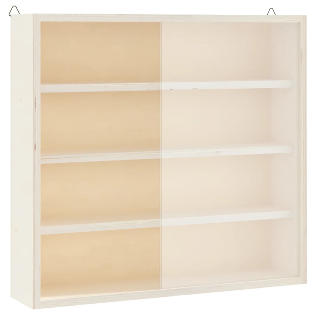 Houten verzamelvitrine met deuren 40x8,5x37 cm is nu te koop bij PeponiXL, paradijselijk wonen!