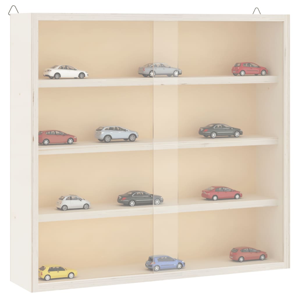 Houten verzamelvitrine met deuren 40x8,5x37 cm is nu te koop bij PeponiXL, paradijselijk wonen!
