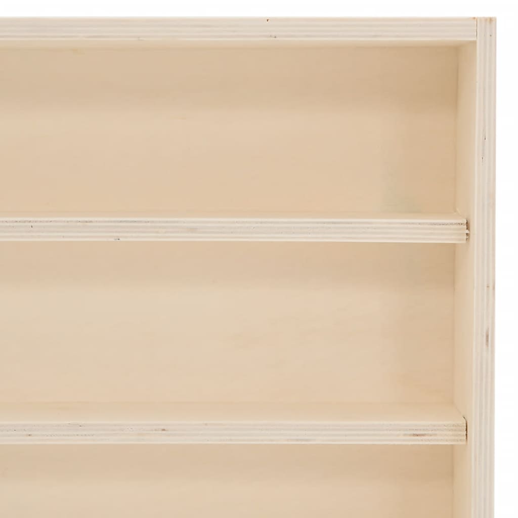 Houten vitrinekast met deuren 80x8,5x37cm is nu te koop bij PeponiXL, paradijselijk wonen!