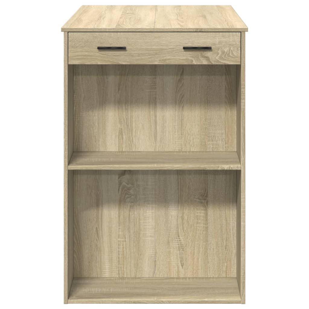 Bartafel 102x70x103,5 cm bewerkt hout sonoma eikenkleurig is nu te koop bij PeponiXL, paradijselijk wonen!