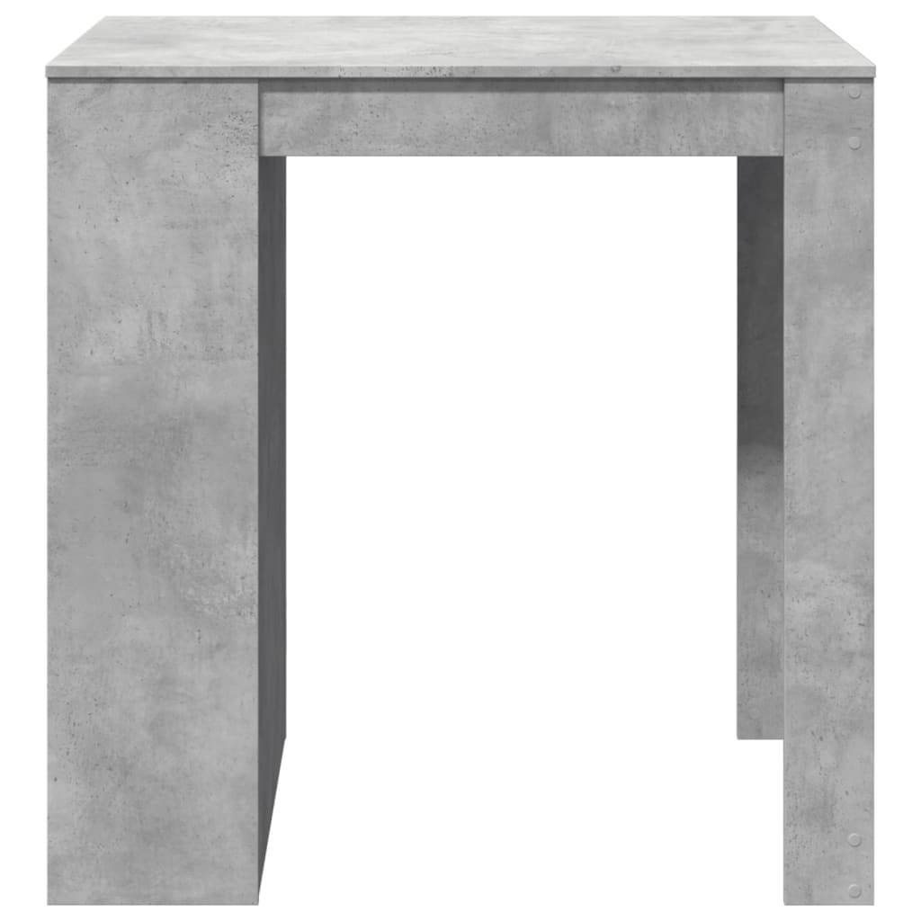 Bartafel 102x70x103,5 cm bewerkt hout betongrijs is nu te koop bij PeponiXL, paradijselijk wonen!