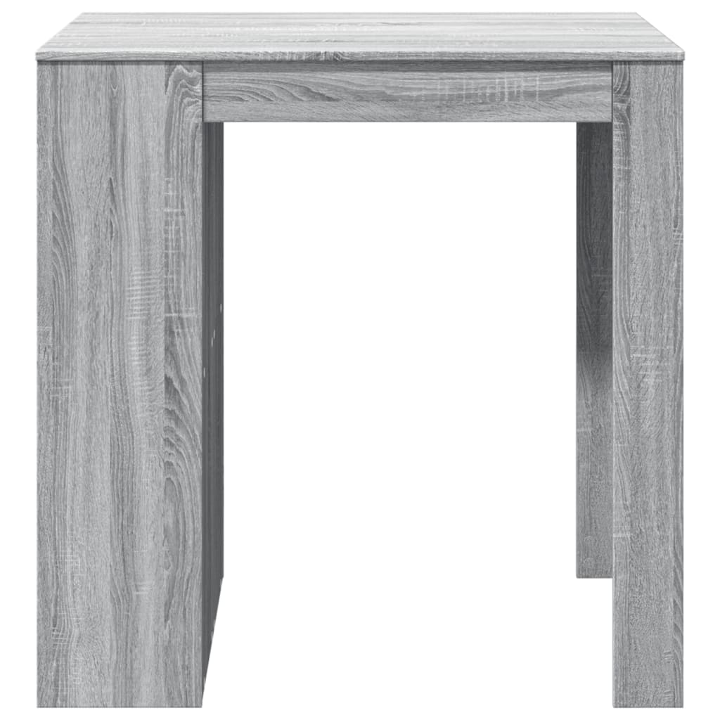 Bartafel 102x70x103,5 cm bewerkt hout grijs sonoma eikenkleur is nu te koop bij PeponiXL, paradijselijk wonen!