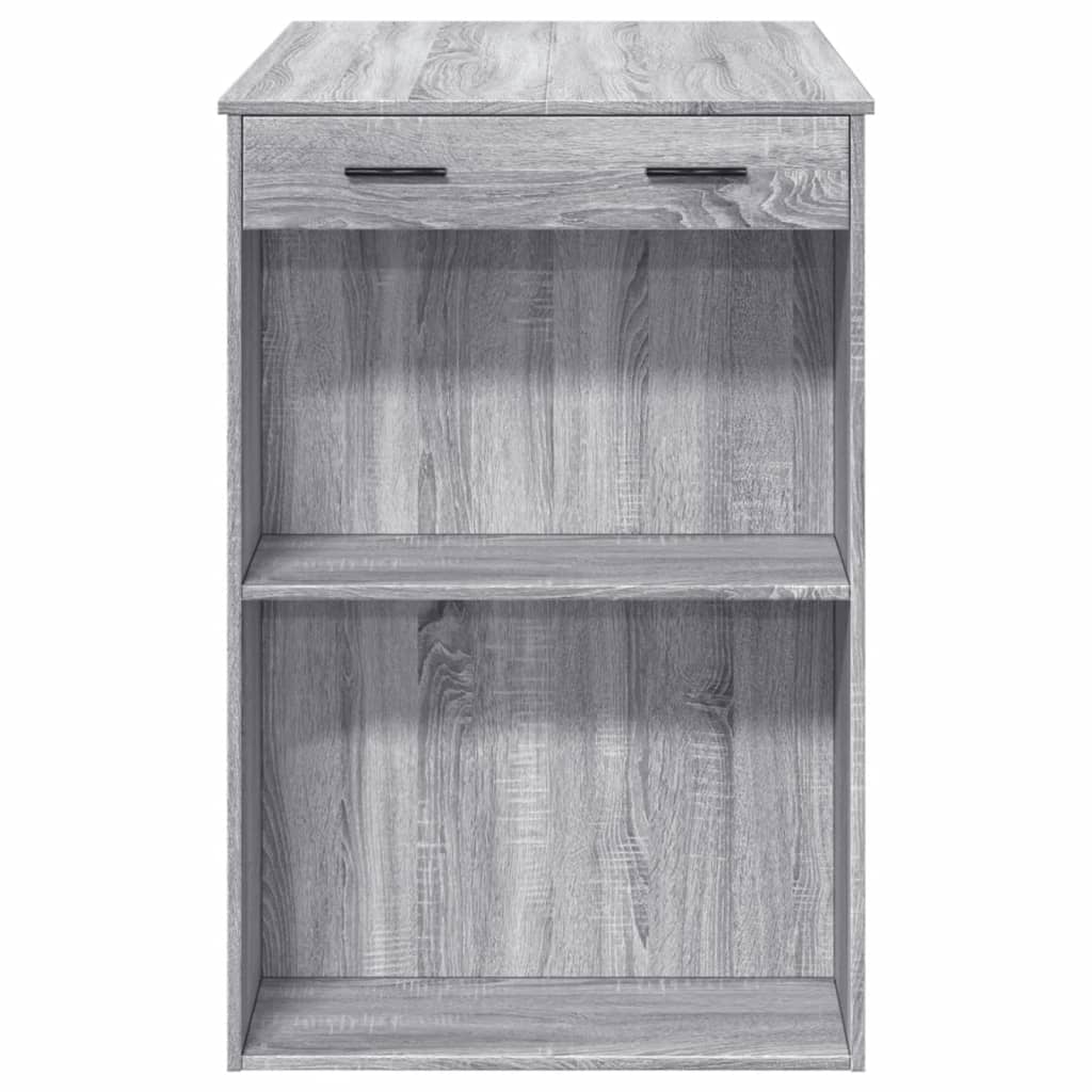 Bartafel 102x70x103,5 cm bewerkt hout grijs sonoma eikenkleur is nu te koop bij PeponiXL, paradijselijk wonen!