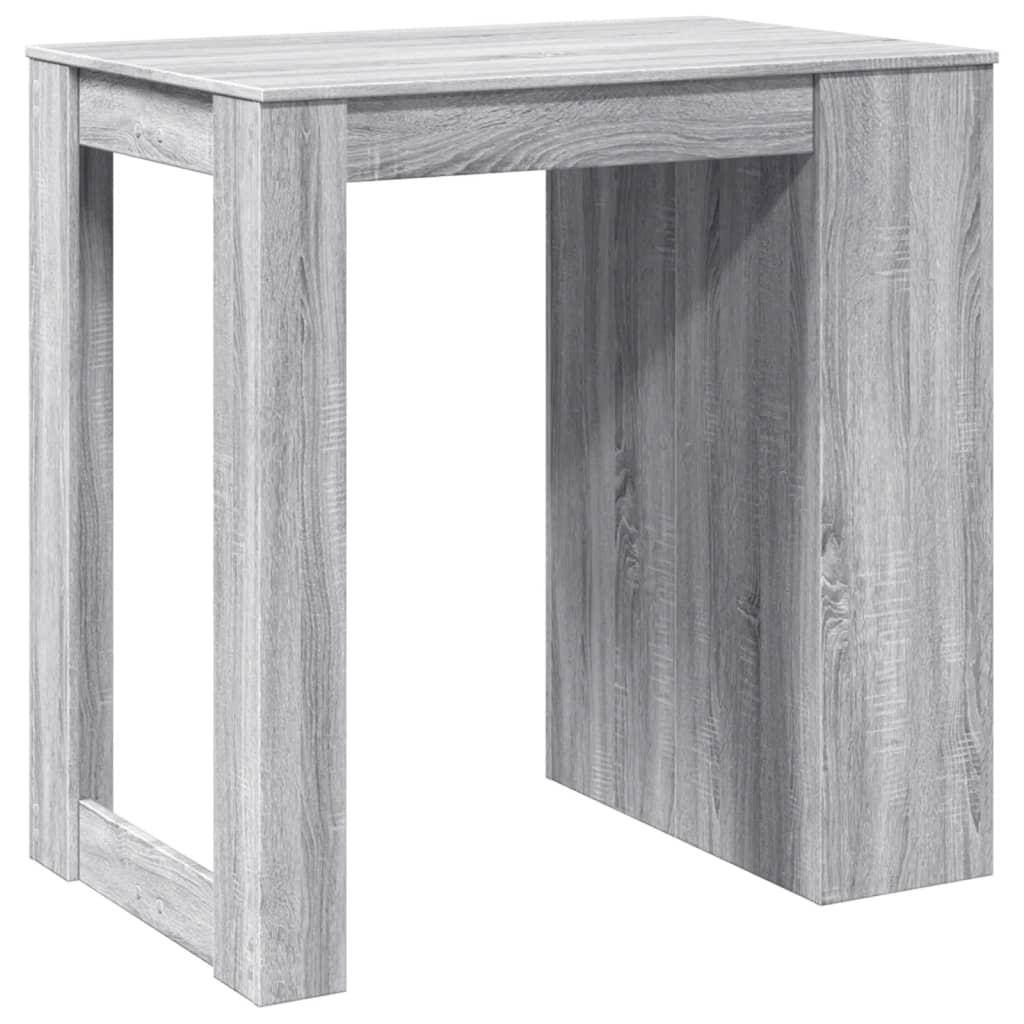 Bartafel 102x70x103,5 cm bewerkt hout grijs sonoma eikenkleur is nu te koop bij PeponiXL, paradijselijk wonen!