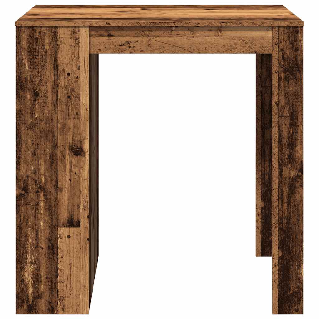Bartafel 102x70x103,5 cm bewerkt hout oud houtkleurig is nu te koop bij PeponiXL, paradijselijk wonen!