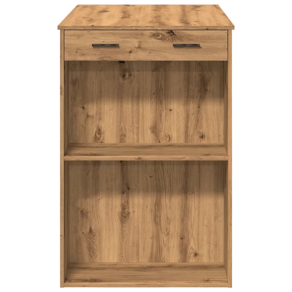 Bartafel 102x70x103,5 cm bewerkt hout artisanaal eikenkleurig is nu te koop bij PeponiXL, paradijselijk wonen!